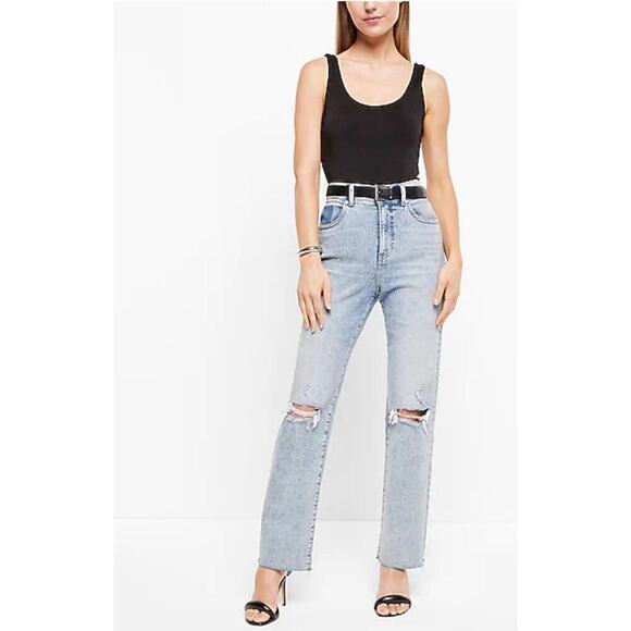 Express Body Contour Bodysuit Black Size L - Picture 2 of 7